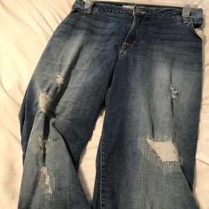 Torrid Boyfriend Distressed Plus Jeans
